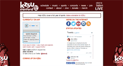 Desktop Screenshot of kzsu.org